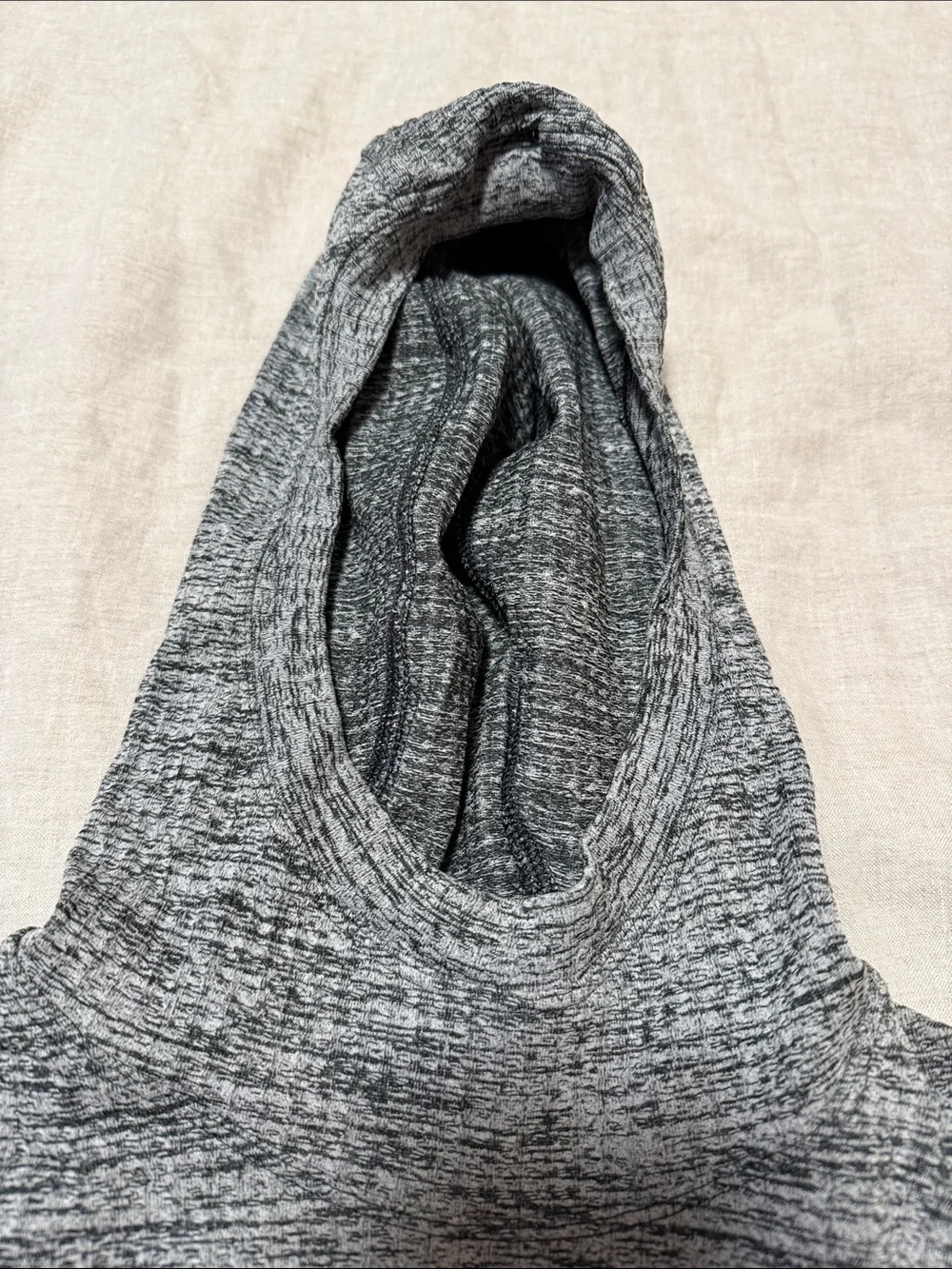 Nike Women's Gray Marled Hoodie Sweatshirt